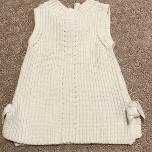 Janie and Jack knit sleeveless sweater top
